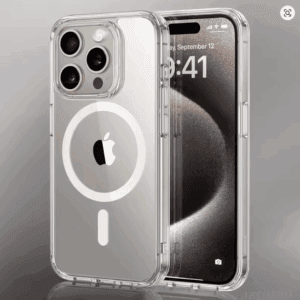 Luxury Magnetic Wireless Charging Transparent Case for Magsafe