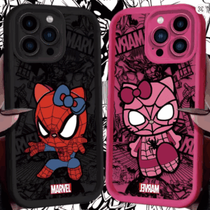 Spider-Man Hello Kitty Silicone Phone Case