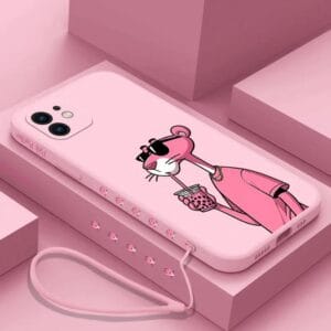 Cartoon Pink Panther Phone Case