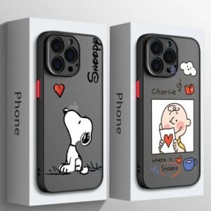 Cartoon Snoopy Translucent Phone Case